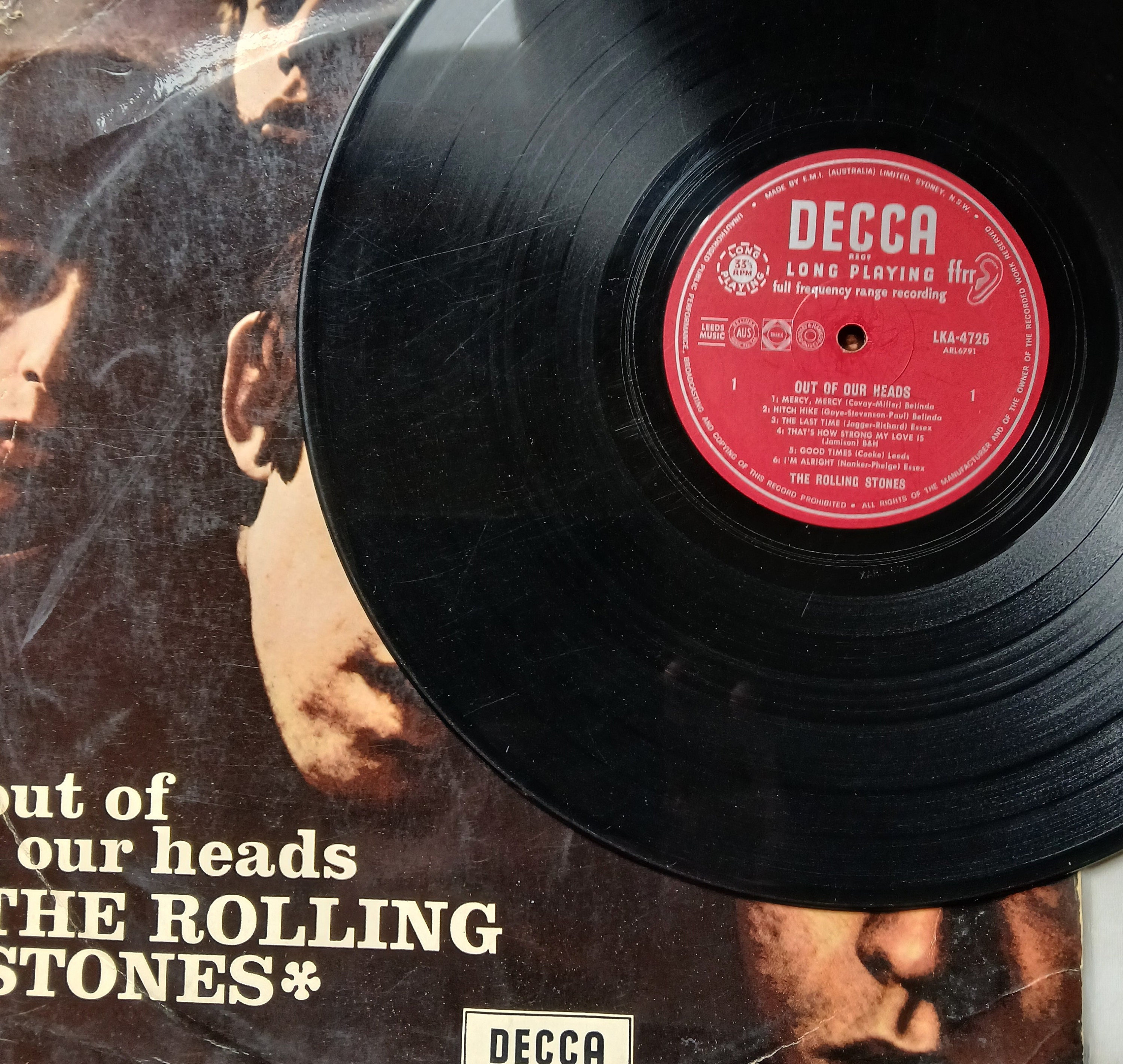 【並上品ＬＰレコード】ローリング・ストーンズ／アウト・オブ・アワー・ヘッズ Amazon.co.jp: Out Of Our Heads: ミュージック