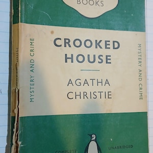 Paperback Book - CROOKED HOUSE - Agatha Christie 1953 Uk Issue Good Cond