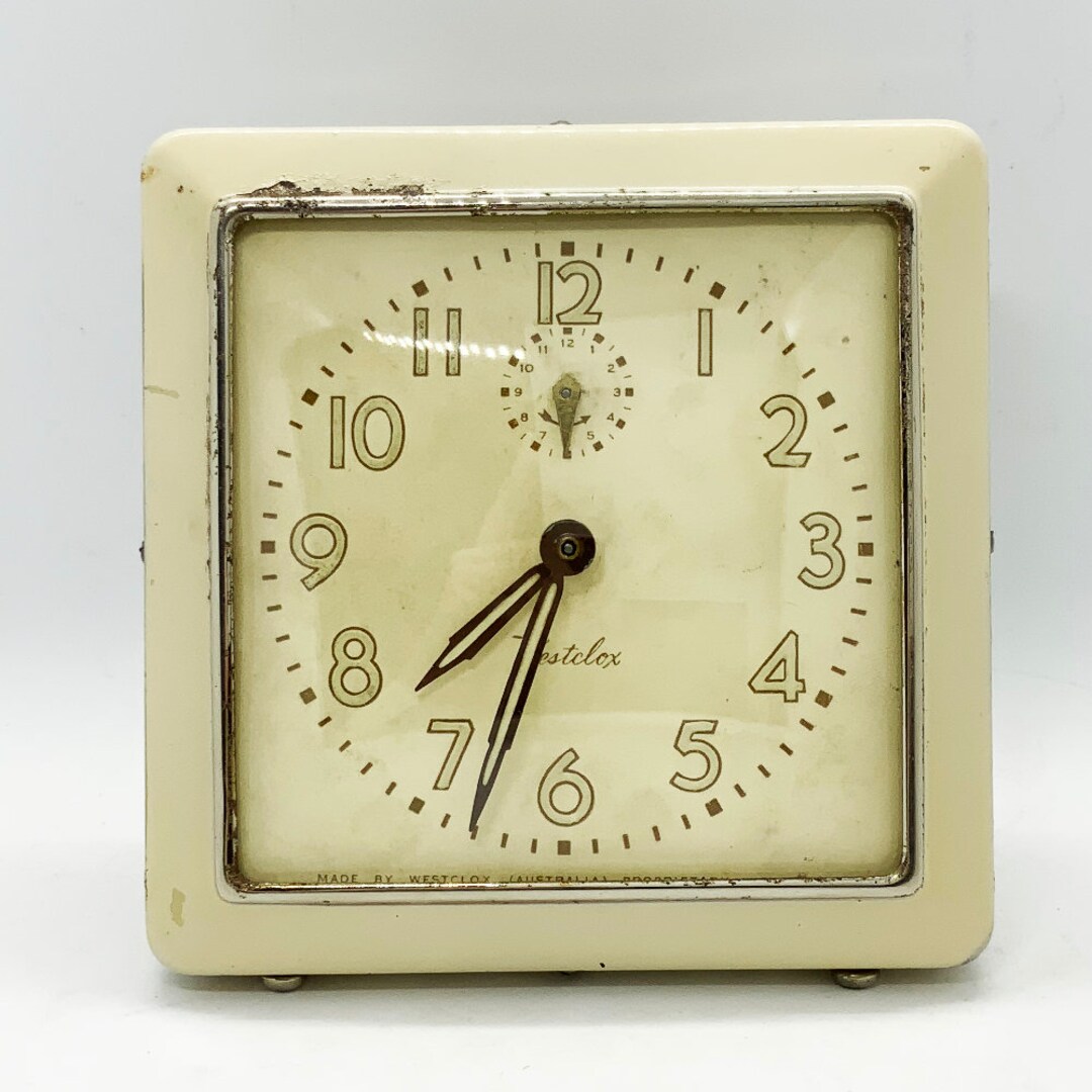 Vintage WESTCLOX Alarm Clock Working Windup Made in - Etsy 日本