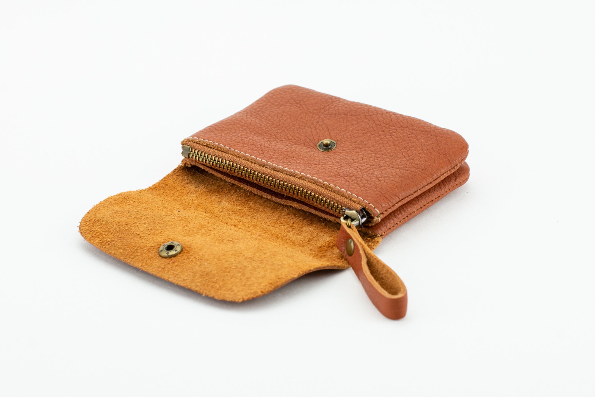 Minimalist Leather Wallet - Classic Brown, Stitchless Cardholder, Coin  Purse, Italian Premium Quality, Vintage Unisex Pouch, Gift for Men/Women,  Slim