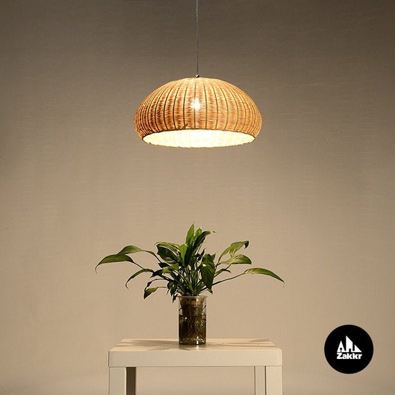 Bamboo on sale swag lamp