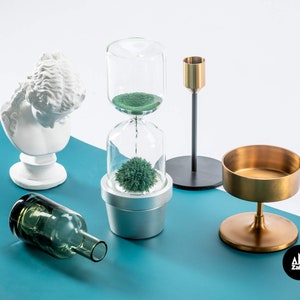 Hourglass timer Cactus plant Sand hourglass Cacti hour glass sand timer Kitchen timer Sablier Sanduhr Egg Timer Sand clock one minute image 7