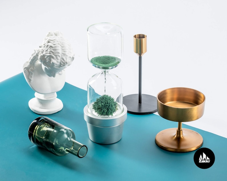 Hourglass timer Cactus plant Sand hourglass Cacti hour glass sand timer Kitchen timer Sablier Sanduhr Egg Timer Sand clock one minute image 7