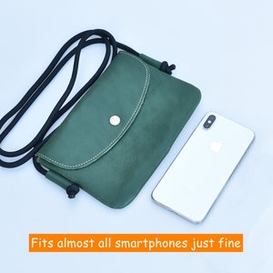 Small crossbody bags Leather bag Women cross body bag iPhone Cross body purse Mini crossbody purses leather Shoulder bag Mini crossbody bag image 4