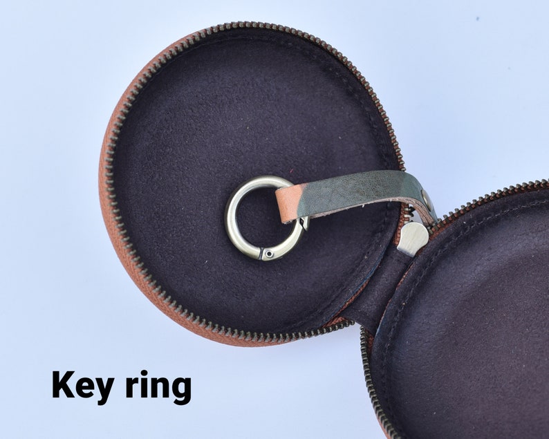 Leather Earbud Holder Leather Coin Purse Earphone Organizer Etsy