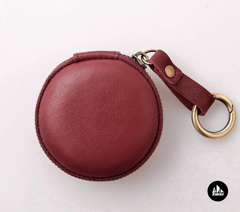 Leather earbud holder Leather coin purse Earphone organizer Etsy