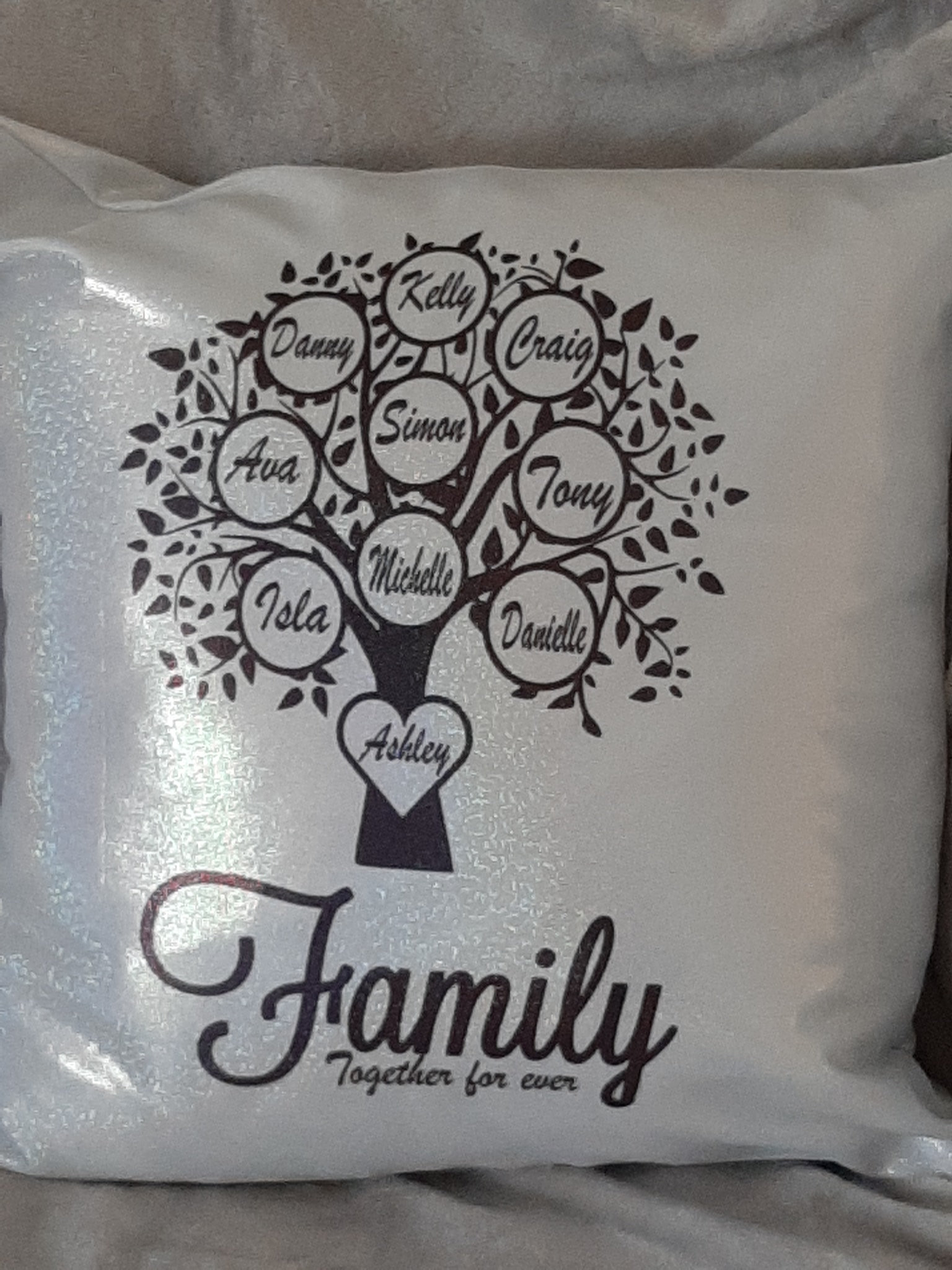 Family Tree Cushion - Etsy