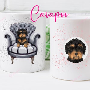 Cute personalised Cavapoo Cup
