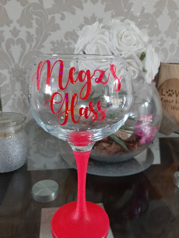 Personalised Gin glass