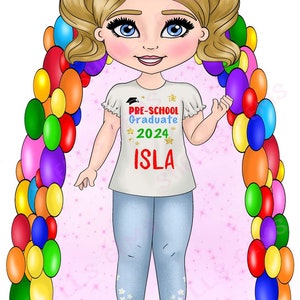Girls Pre-School / Nursery Graduation T shirt