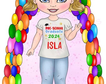 Girls Pre-School / Nursery Graduation T shirt