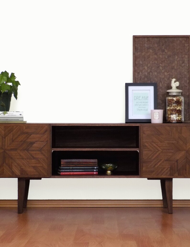Sideboard Media Console Media Center TV Unit Credenza Etsy Canada
