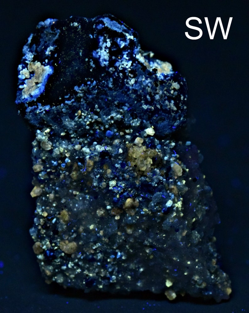 164 Carat Lazurite Crystals Specimen With Fluorescent Phlogopite & Pyrite From Badakhshan Afghanistan image 4