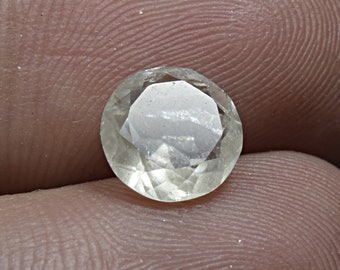 1.6 Carat Faceted Fluorescent Scapolite Cut Gemstone From Badakhshan Afghanistan