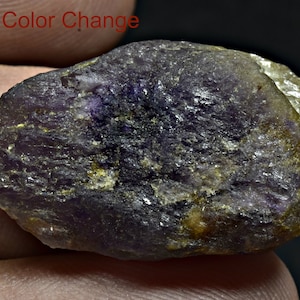 25 Carat Fluorescent Phosphorescent Color Change Hackmanite With Winchite From Badakhshan Afghanistan