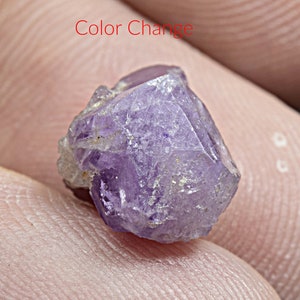 4.5 Carat Fluorescent Phosphorescent Color Change Hackmanite Crystal From Badakhshan Afghanistan