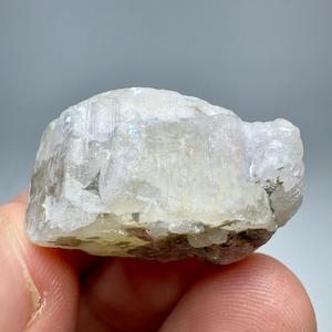86 Carat Fluorescent Apatite Crystal with Mica Rare UV Reactive Mineral Specimen Afghanistan