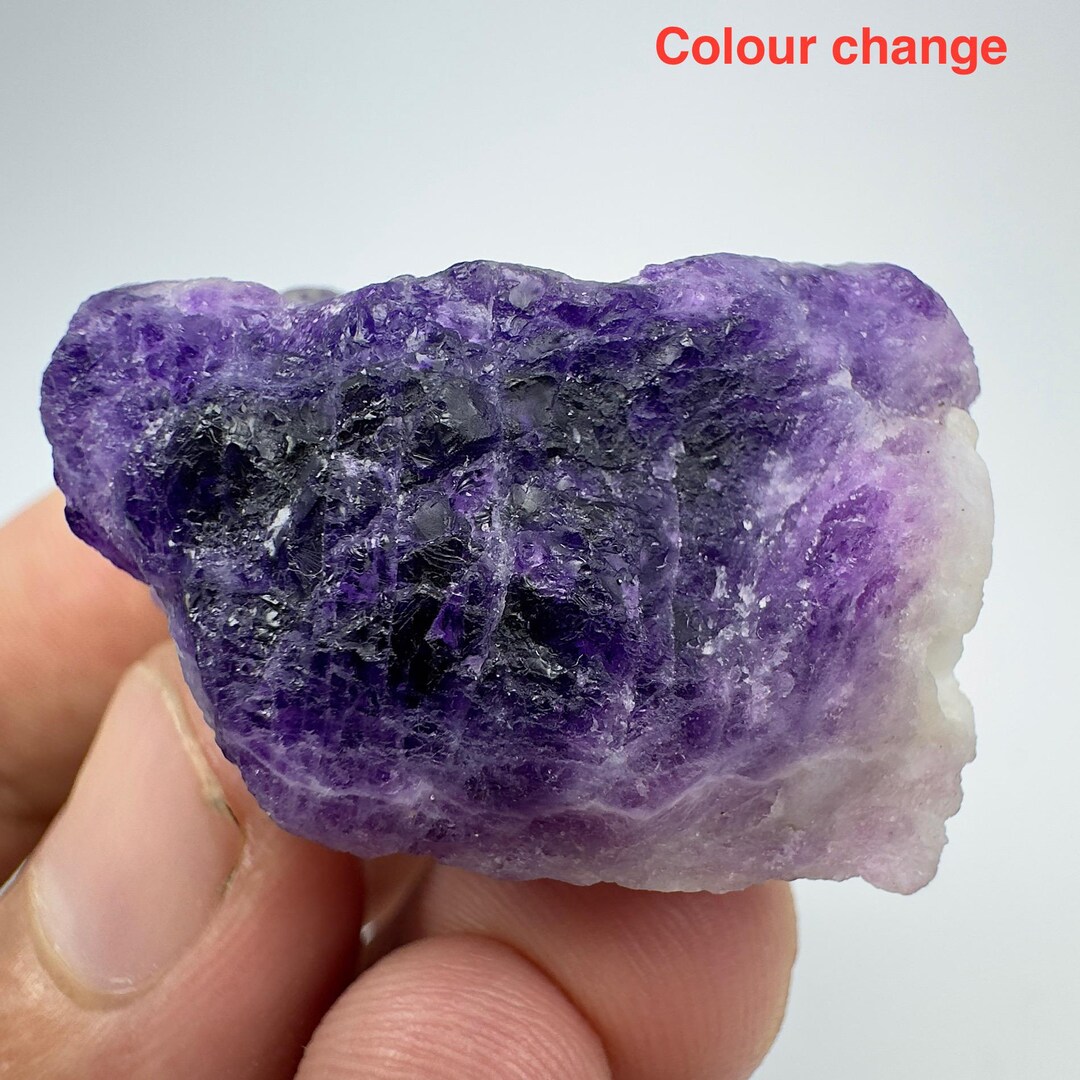 Fluorescent Hackmanite Crystal: Sharp Color Change, Badakhshan ...