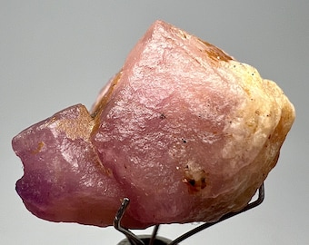 31 Carat Fluorescent Phosphorescent Color Change Peach Color Hackmanite Crystal From Badakhshan Afghanistan