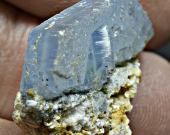 18 Carat Vorobyevite ( Rostrite ) Beryl Crystal Specimen With Mica From Badakhshan Afghanistan