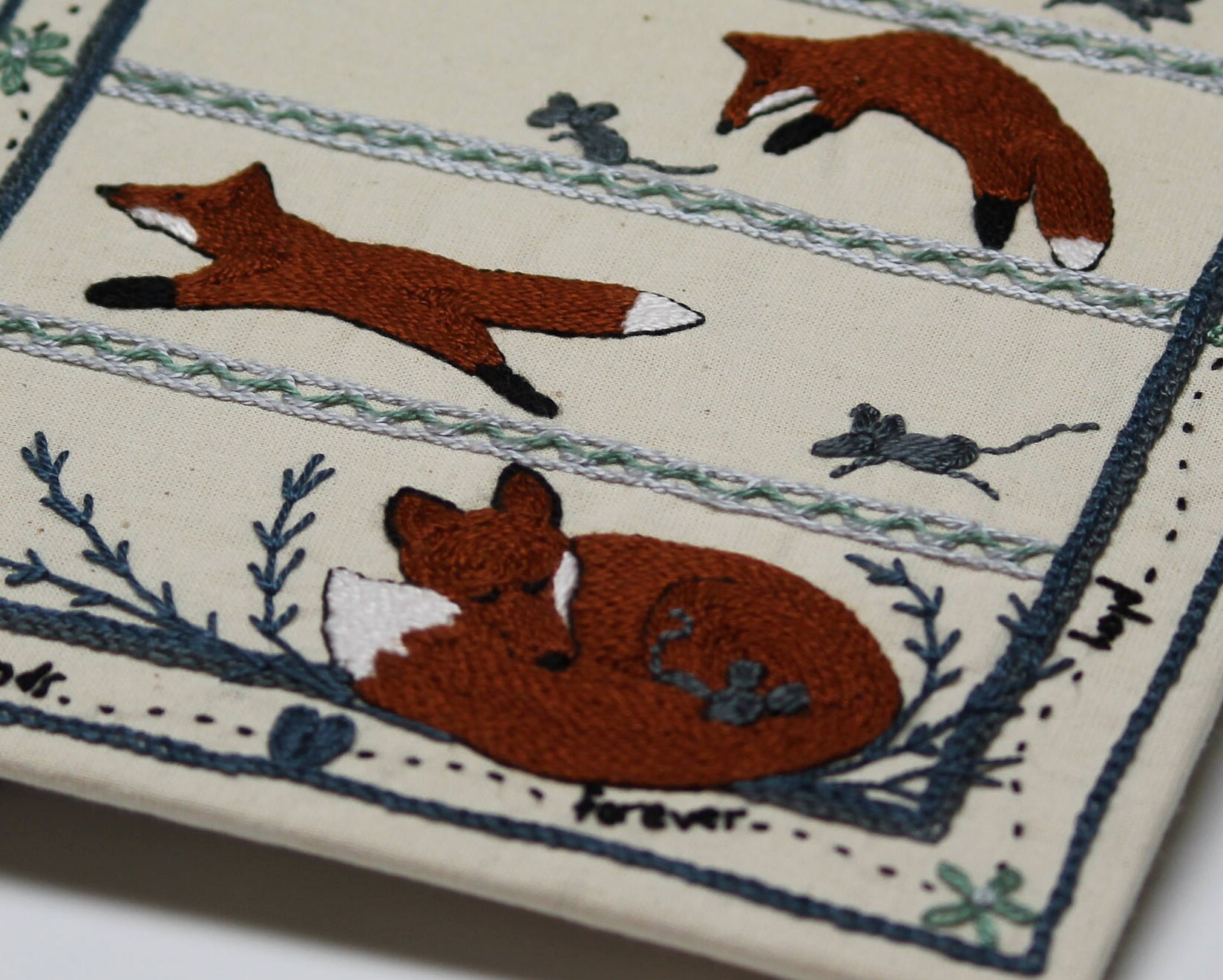 Fox Hand Embroidery Pattern Download, PDF Fox Embroidery Pattern, A Fox ...