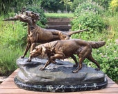 RELATED FOR GEORGES hunting dog sculpture Clovis Masson