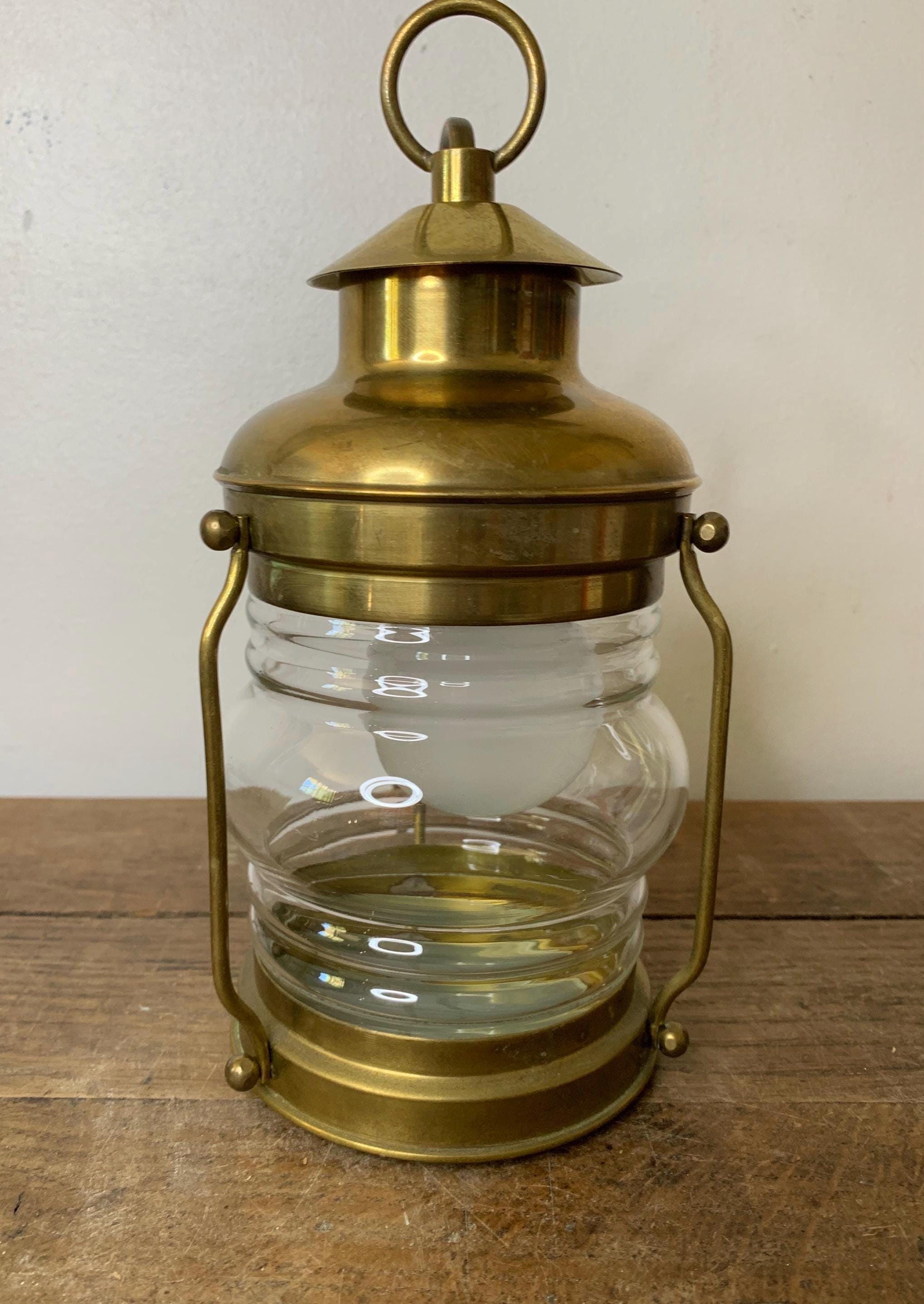 アンティーク真鍮製マリンランタン - Etsy 日本