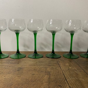 Vintage French wine glasses