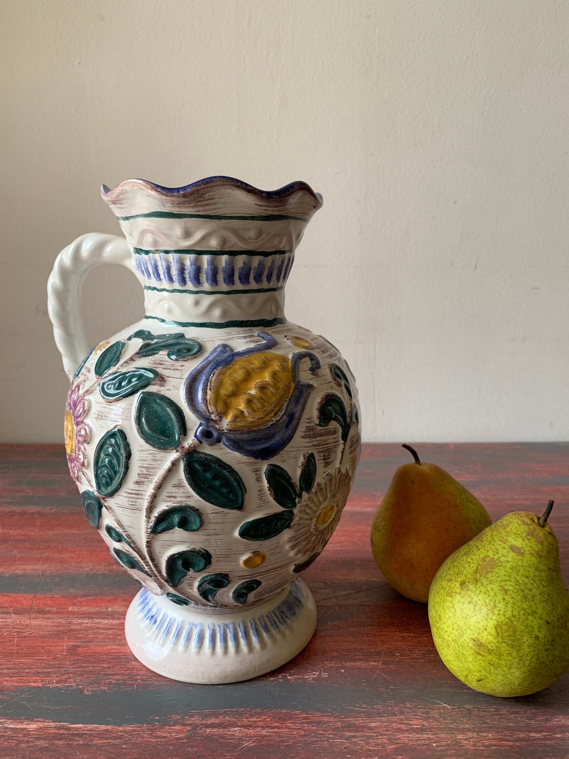 Vase en Faïence Ancien Bay , Allemagne