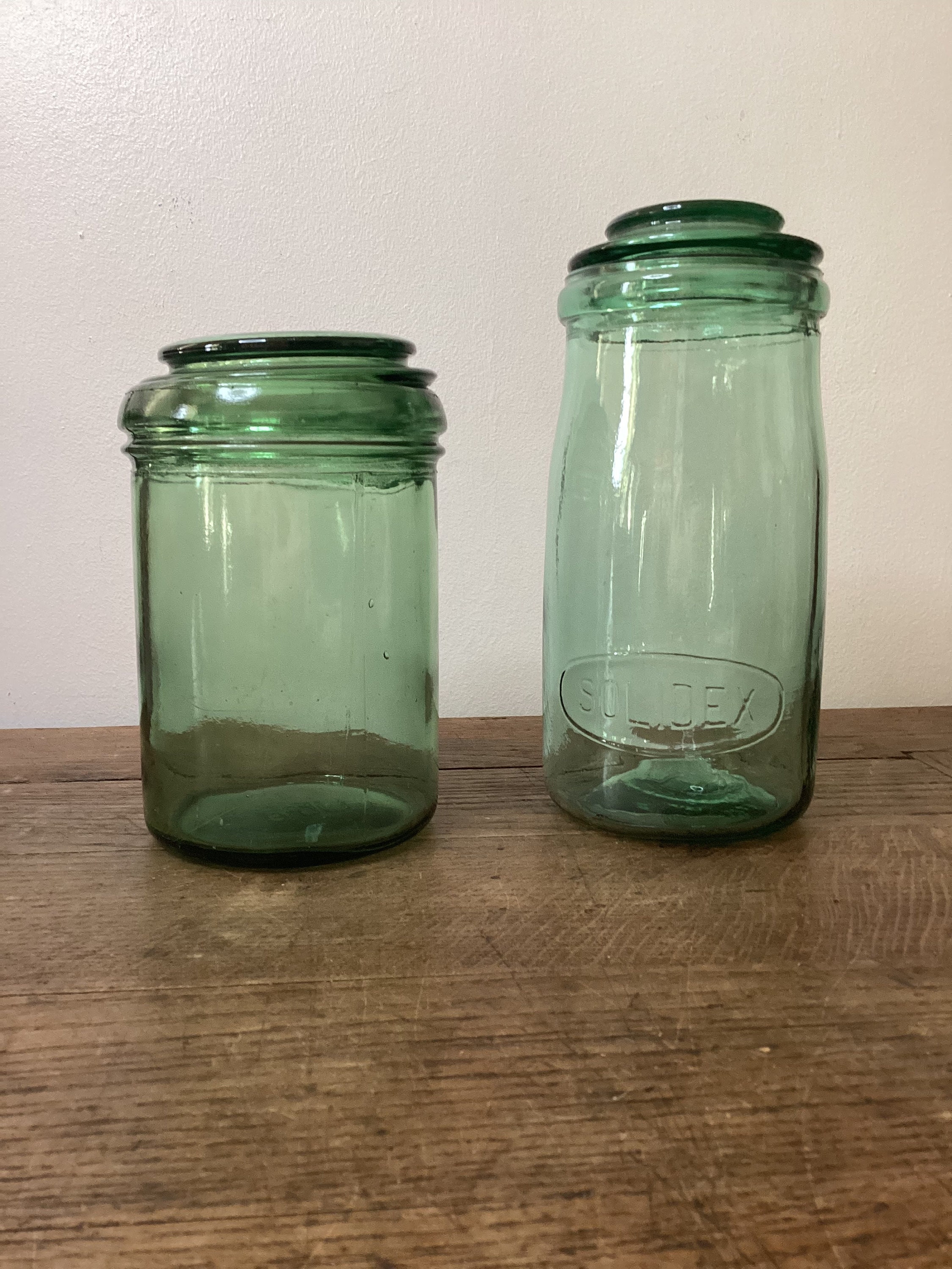 Vintage kitchen glass jar