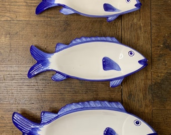 Vintage fish dishes