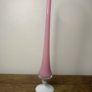 Pink opaline vase