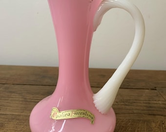 Pink opaline vase