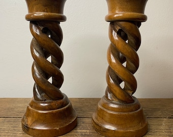 アンティークの木製燭台 - Etsy 日本