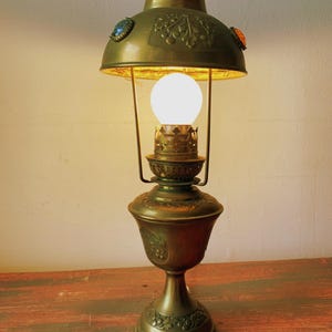 Antique bedside lamp