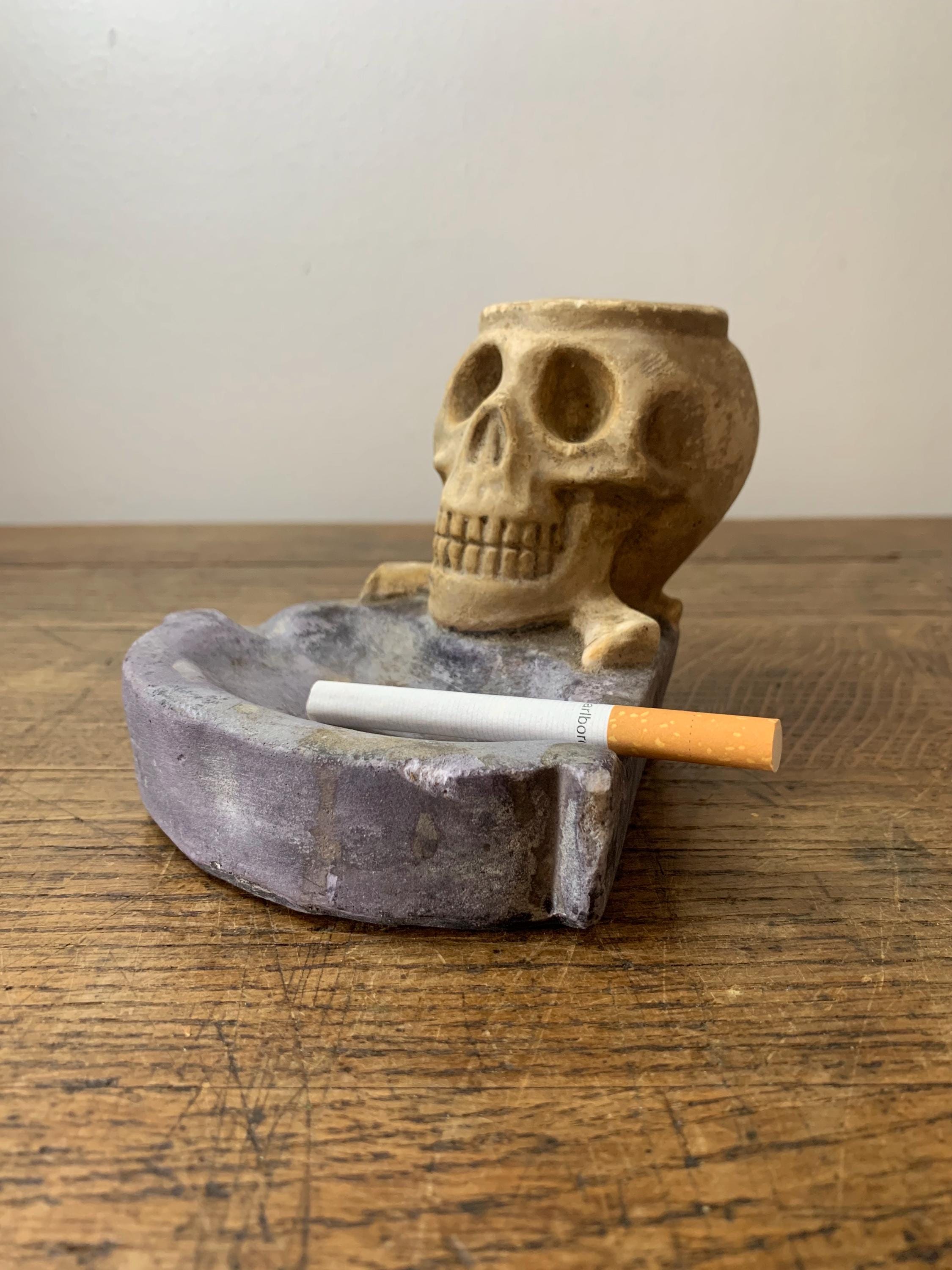 アンティーク雑貨 Vintage Skull Ashtray Vintage Skull Ashtray - Etsy