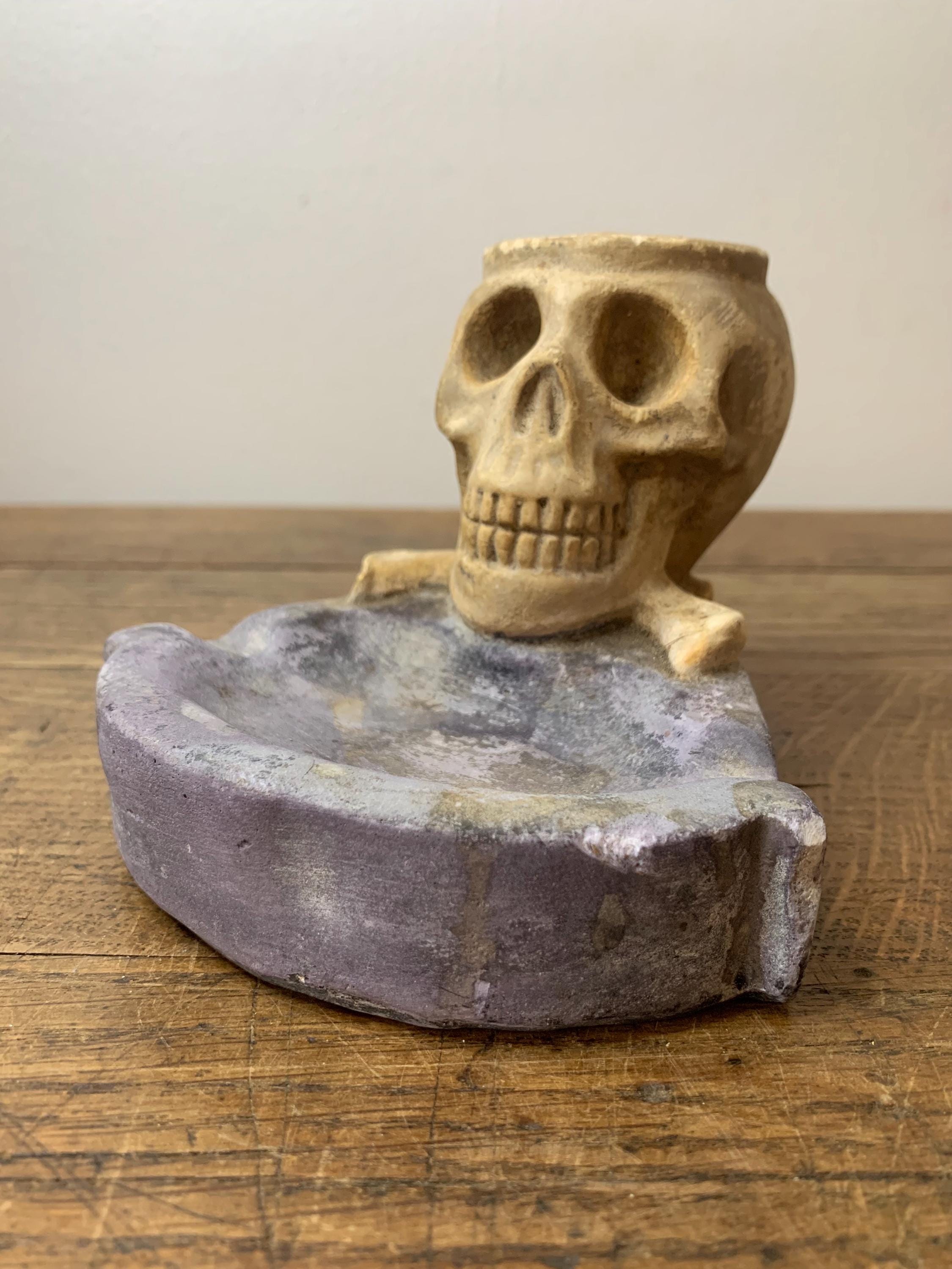アンティーク雑貨 Vintage Skull Ashtray Vintage Skull Ashtray - Etsy
