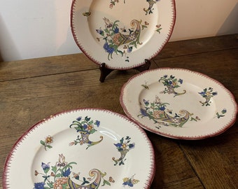 Old Sarreguemines plates