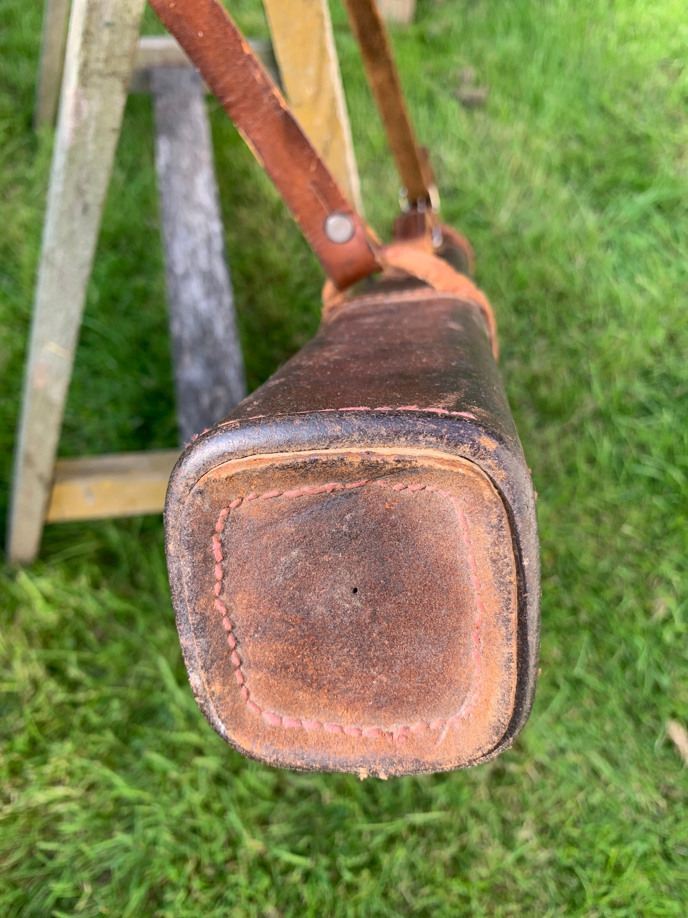 Vintage Leather Rifle Case Etsy