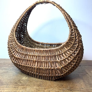 ANCIEN PANIER OU sac en corde et cuir EUR 25,00 - FR