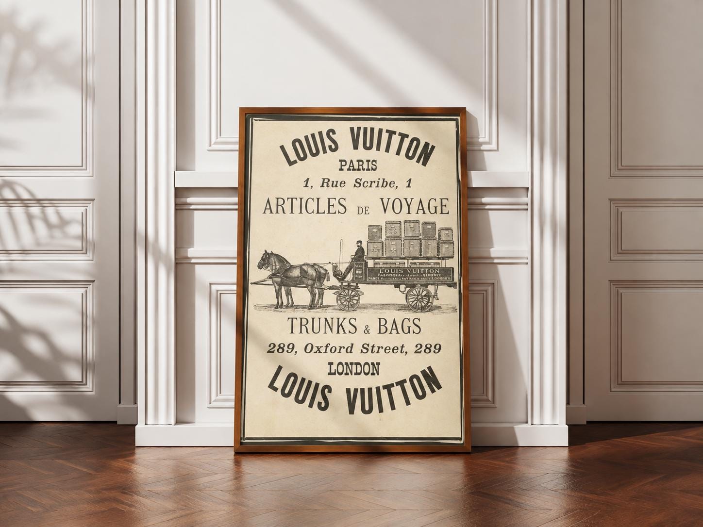 Louis Vuitton Wall Poster - Etsy