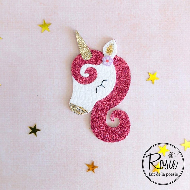 Broochpin/'s glitter unicorn NOMBREUX COLORIS