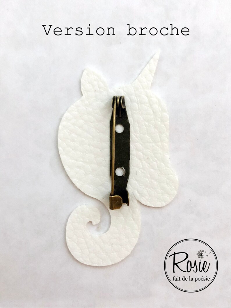 Broochpin/'s glitter unicorn NOMBREUX COLORIS