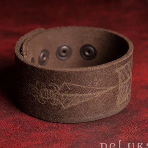 Handmade Leather Bracelet with Arrow | Adjustable Unisex Boho Jewelry | Minimalist Wristband for Men or Women | Gift Idea