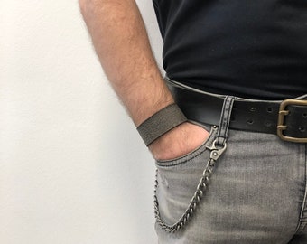 Maori Leather Bracelet | Handmade Adjustable Wristband | Tribal Inspired Jewelry | Unisex Gift | Unique Maori Design