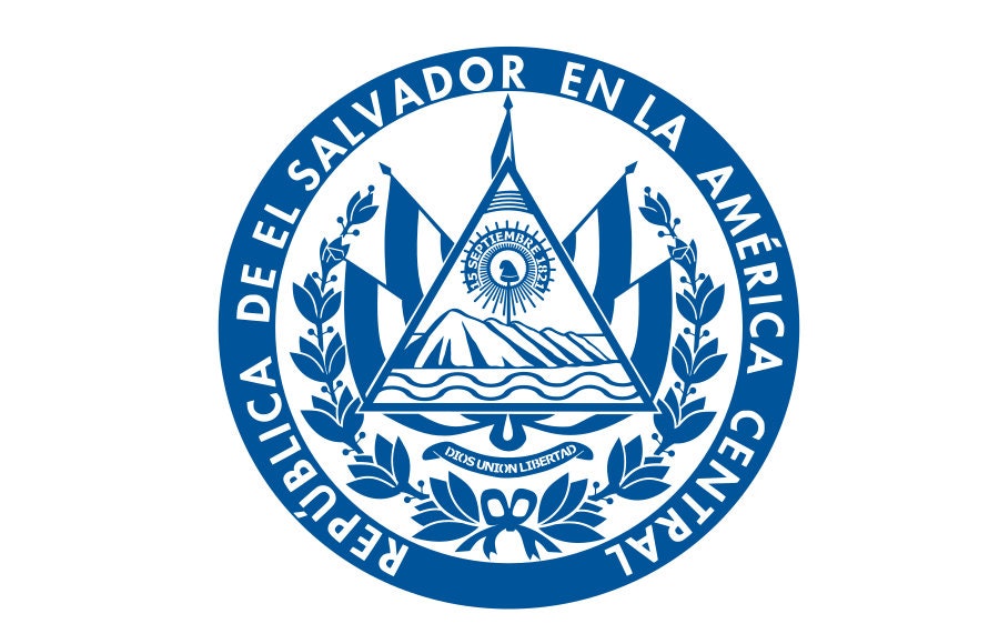 El Salvador Logo Emblem SVG and PNG High Quality Files Cricut