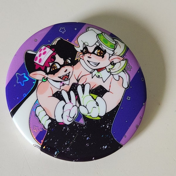 Splatoon Squid Sisters pin [CLEARANCE]