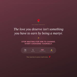 Choose a Man, Not a Boy: Dating Guide, Red Flag Tools | digital download image 9