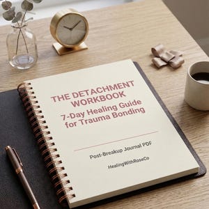 The Detachment Workbook | 7-Day Healing Guide for Trauma Bonding | Post-Breakup Journal PDF