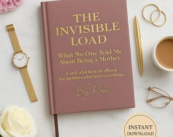 Invisible Load eBook for Moms | Overwhelmed Mom Gift | Self Care Journal for Mothers | Digital Download